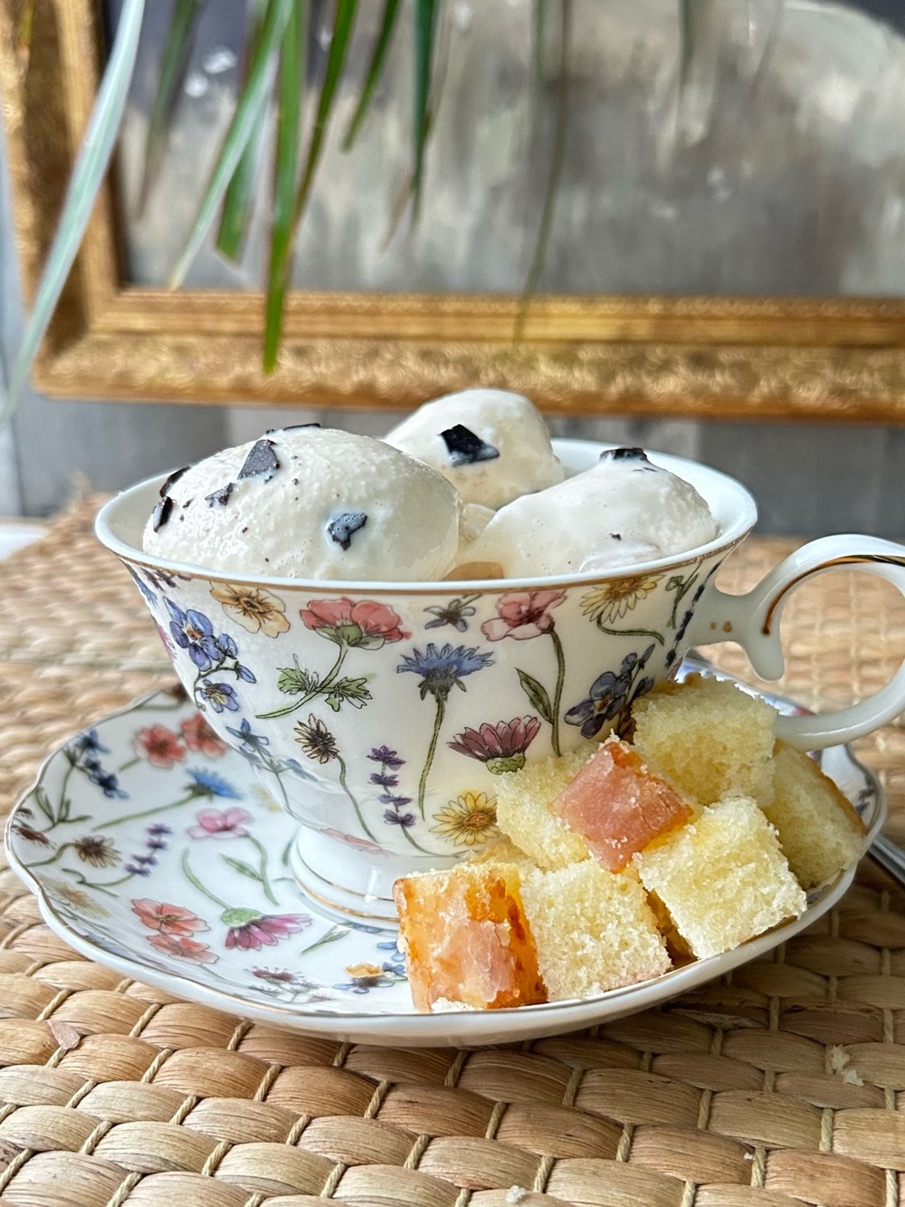 🌴Sweet Grace Teaware Wild Flower Garden Tea Cup and Saucer Set | NWT